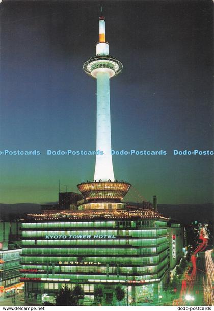 D290189 Kyoto. Hotel. Kyoto Tower. Postcard