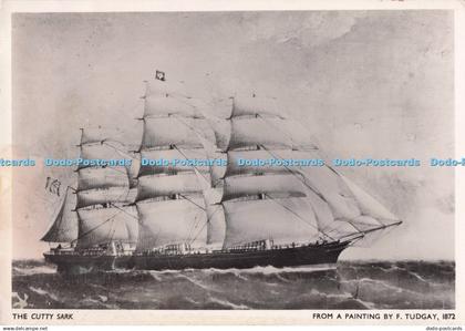 D290223 The Cutty Sark. F. Tudgay. The Cutty Sark Society. England. Rotary Photo