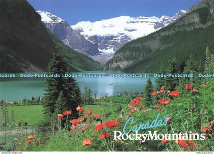 D295323 Canada. Rocky Mountains. Lake Louise and Victoria Glacier. High Country
