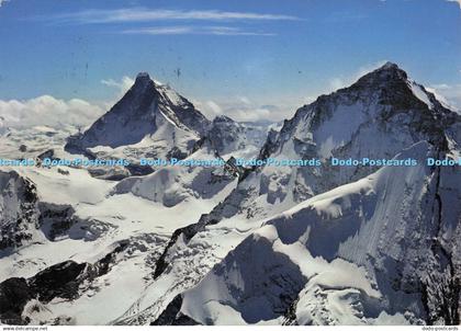 D298356 Cervin 4482 m. Dent Blanche 4634 m. Grand Cornier 3469 m. Deriaz Baulmes