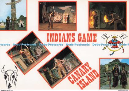 D298570 Canary Island. Indians Game. Sioux City. Western Town. Manuel Brito. Mul