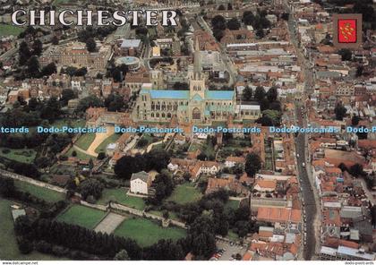 D298653 Chichester. Chichester by Air. Leo Cards. Don Carr. Eastbourne. 1987