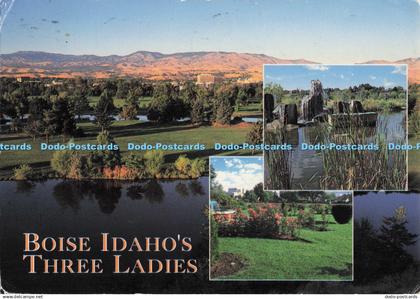 D299351 Boise Idaho Three Ladies. Internmountain Card and Souvenirs. Multi View.