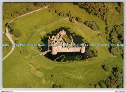 D308392 Scotland Dumfriesshire Caerlaverock Castle Crown No 3 Vintage Card