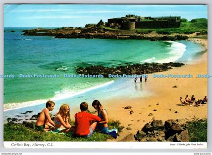 D311350 C I Alderney Corblets Bay John Hinde H Gossler