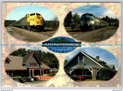D316311 Adirondack scenic Railroad. Nostalgia Trips on Restored Trains. Dean Col