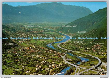 D318641 Arbedo. Bellinzona. Giubiasco. Montecarasso. Carasso. Galbisio. Gorduno.