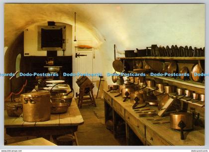 D318814 Scotland. Nairnshire. Cawdor Castle. Old Kitchen. Jarrold. Norwich. CKCA
