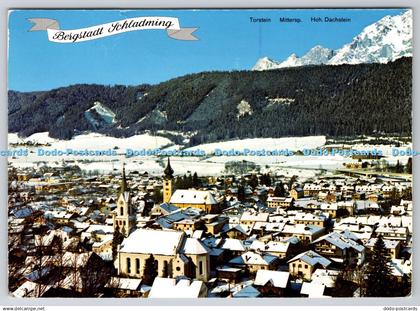 D318930 Austria. Steiermark. Schladming. Bergstadt Schladming. Ski Zentrum und W