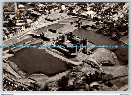 D319847 Glamorgan. Caerphilly Castle. Air View. U. D. C