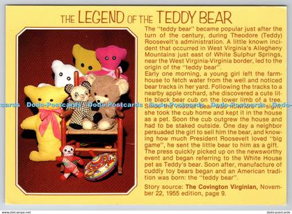 D324483 The Legend of the Teddy Bear. The Covington Virginian. Cards Unlimited I