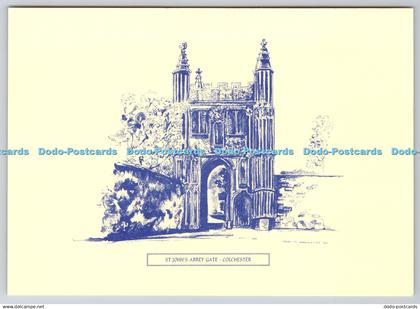 D325446 Colchester. St. John Abbey Gate. Colchester and District Soroptimist Int