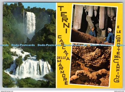 D328488 Terni. Cascata delle Marmore. E le Grotte del Campign. Grotta delle Colo