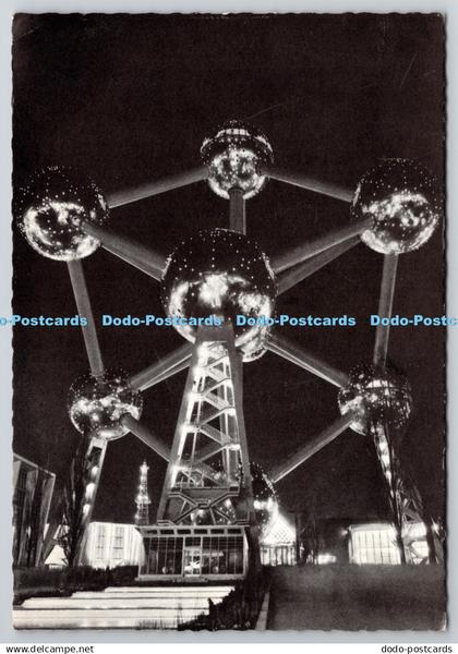 D329287 Atomium by night. Beatic. Bruxelles. AN5. Postcard