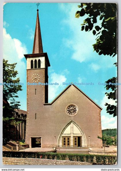D330096 Differdange. Eglise paroissiale. Paul Kraus. Luxembourg. No. 227. Fotoco