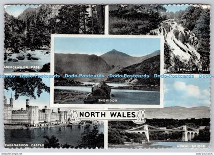 D331589 North Wales. Snowdon. E. T. W. Dennis. Multi View. PM. Rhyl. Flintshire.