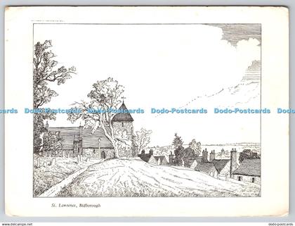 D332185 Bidborough. St. Lawrence. Postcard