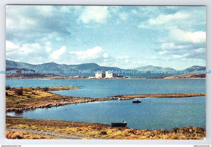 D335328 Merionethshire. Trawsfyndd Lake and Power Station. J. Arthur Dixon. Newp