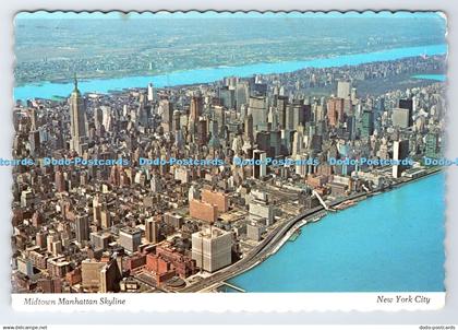 D336453 New York City. Midtown Manhattan Skyline. Manhattan Post Card. Dexter Pr