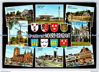 D336639 Groeten Uit Noord Brabant. Roosendaal. Stationsplein. Muva. Multi View