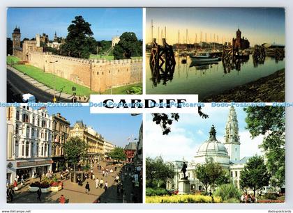 D339004 Cardiff. South Glamorgan. John Hinde. Multi View