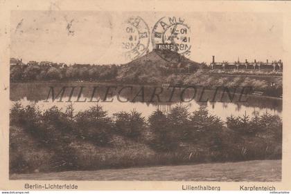 GERMANY - Berlin, Lichterfelde Lilienthalberg Karpfenteich 1926