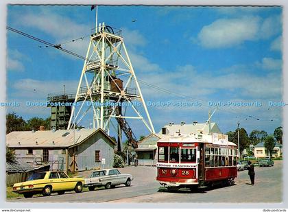 L341660 Bendigo Victoria The Central Deborah Gold Mine and Vintage Tram Operated