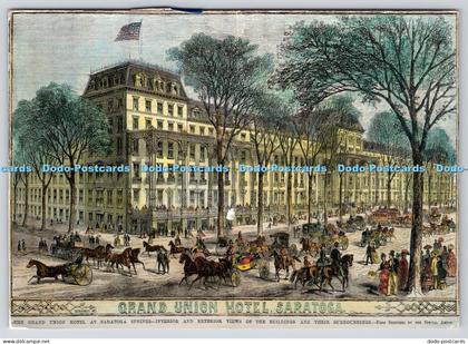 L344331 New York Saratoga Springs Famous Old Grand Union Hotel Dean Color