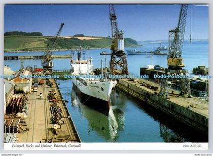 L352698 Falmouth Cornwall Falmouth Docks and Harbour John Hinde Aeon Gill