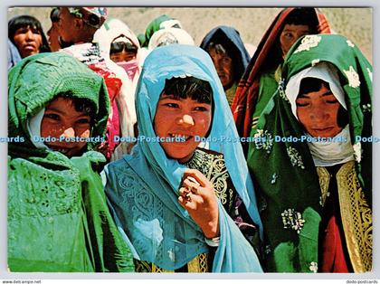 L355915 Afghanistan Hazara Village Girls Afghan Tourist Organization