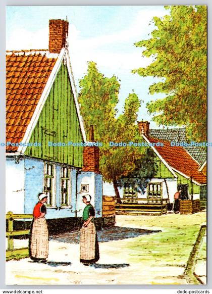 L363752 Oud Urk Buurpraatje D B v d wal Mas