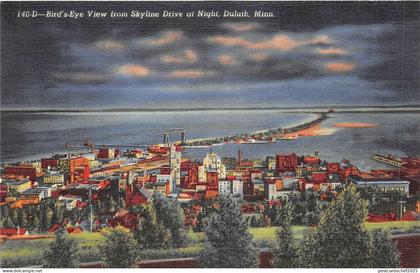 Lot 29 skyline drive at night duluth minnesota usa