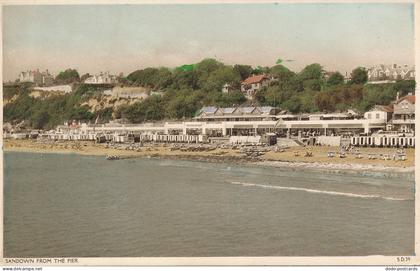 PC03794 Sandown from the Pier. Nigh
