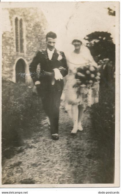 PC18593 Old Postcard. Wedding. RP