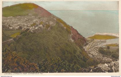 PC20643 Lynton and Lynmouth from Summerhouse Hill
