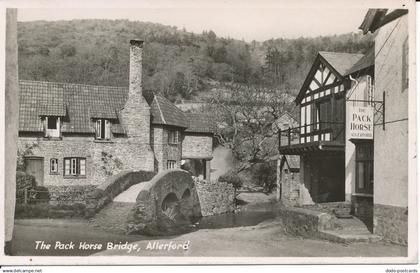 PC26490 The Pack Horse Bridge. Allerford. Nelson Horton. RP