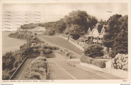 PC76706 Keats Green and Shanklin Head. Shanklin. I. W. Nigh. No 5027. 1954