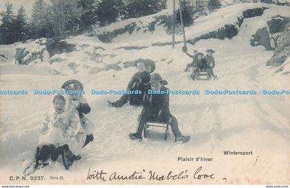 R014427 Wintersport Plaisir d Hiver 1905