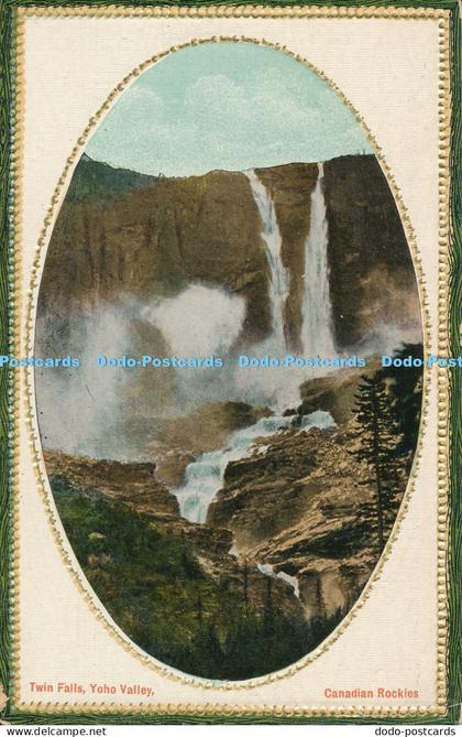 R014518 Twin Falls Yoho Valley Canadian Rockies Valentine B Hopkins