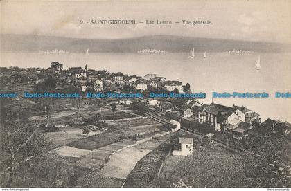 R014822 Saint Gingolph. Lac Leman. Vue Generale. L. Fauraz