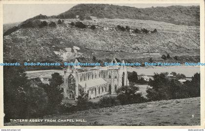 R024274 Tintern Abbey from Chapel Hill 1950
