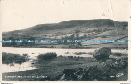 R027319 Semmerwater and the Carlow Stone Walter Scott No 7446 RP 1962