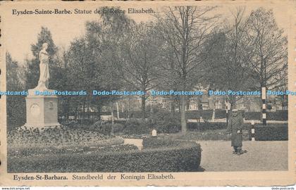 R033363 Eysden Sainte Barbe Statue de la Reine Elisabeth M Senden