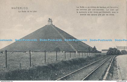R034479 Waterloo La Butte et le Lion Trenkler