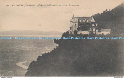 R046413 Le Saleve Chateau de Monnetier et Vue sur Annemasse L Fauraz