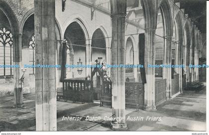 R046639 Interior Dutch Church Austin Friars