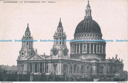 R048197 Londres La Cathedrale St Paul