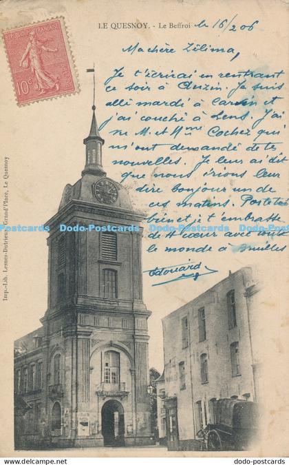 R049542 Quesnoy Le Beffroi 1906