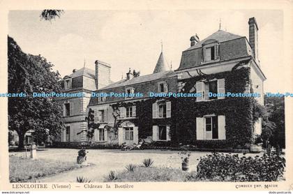 R058847 Lencloitre Vienne Chateau la Boutiere Combier Imp Macon