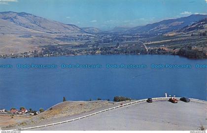 R069789 Lookout Point and Kalamalka Lake from Kelowna Vernon Highway. British Co